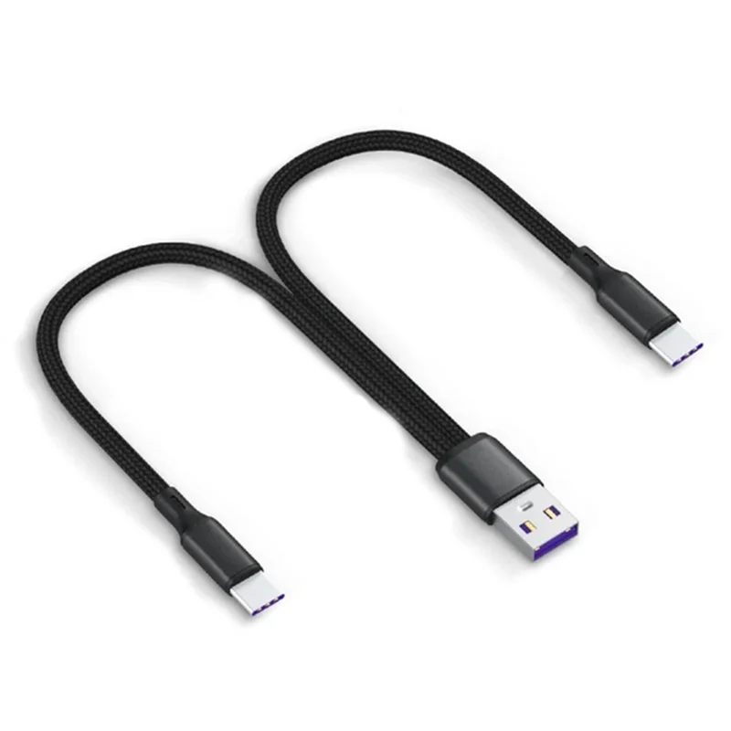 New-6A 고속 충전 듀얼 포트 Type-C 분배기 충전 케이블 전원 장치 코드 전원 공급 TYPE-C+TYPE-C 장치