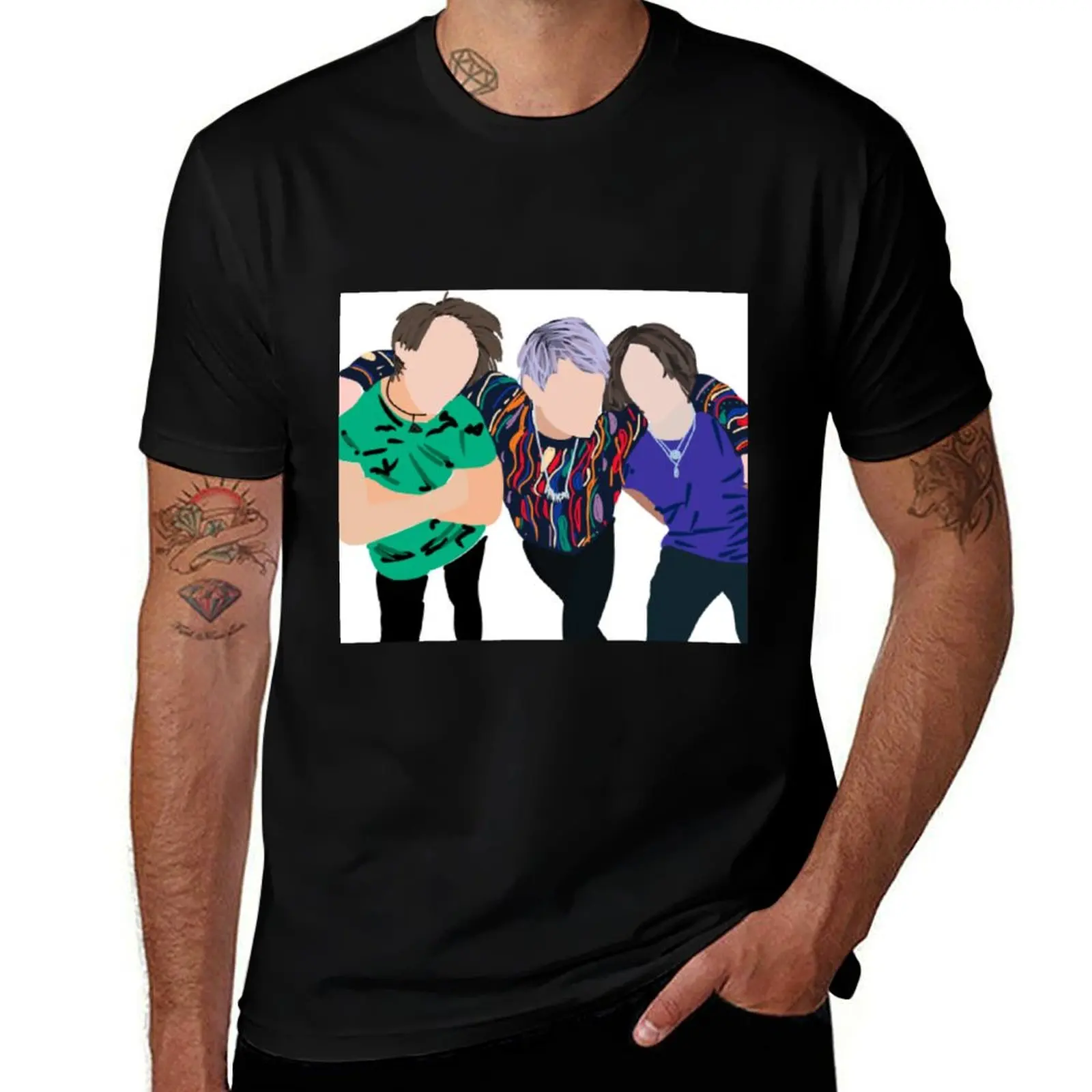 

waterparks T-Shirt Urban Casual Loose Fit Tee