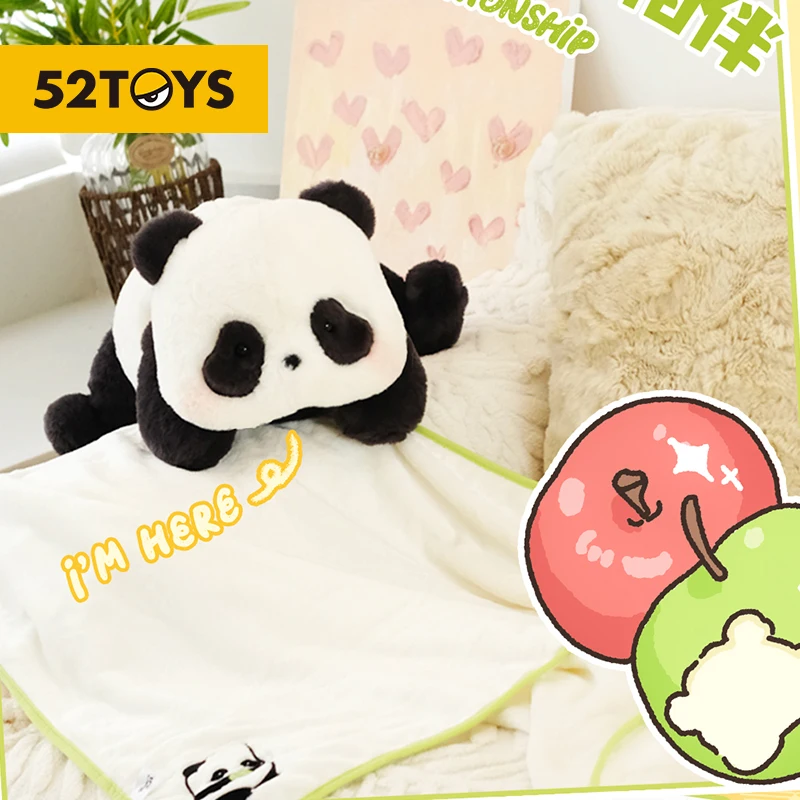 52TOYS Panda-Rollen-Plüschtier, Panda-Geschenk für Panda-Fans, süße Figuren, Sammlerspielzeug, Höhe: ca. 15 cm ~ 23 cm