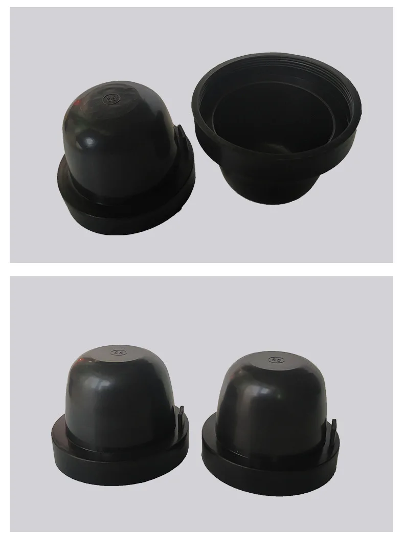 2Pcs Car Headlight Bulb Dust Cover 65mm Inner Dimension Rubber Universal Car LED HID Housing Seal Cap Dust Cover