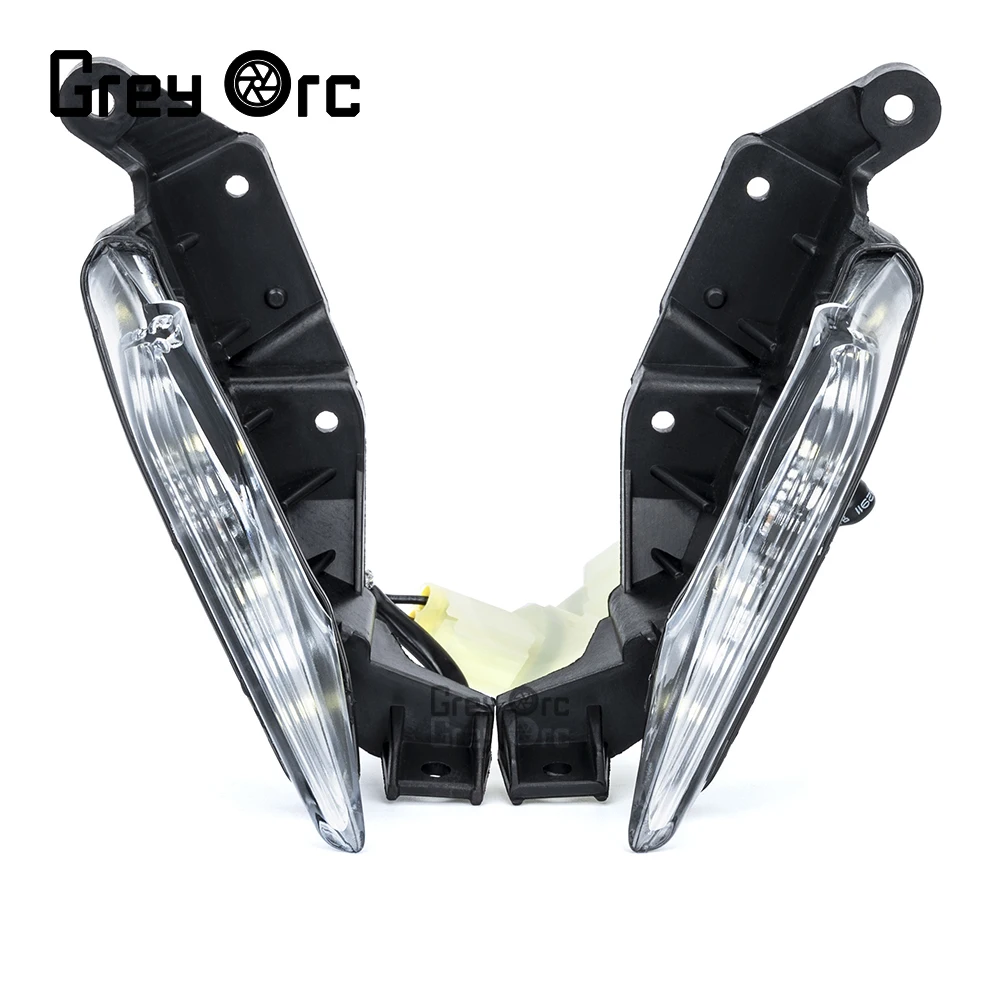 

For KAWASAKI Z900 Z 900 2020 2021 2022 Motorcycle Accessories 1Pair LED Front Daytime Running Lights Headlight With Brackets