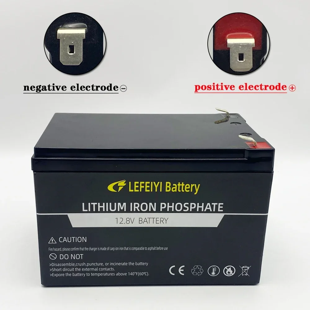 12V 20Ah Lithium Battery LiFePO4 DeepCycle Rechargeable Battery With 20A BMS For Solar Wind Power Marine Fish Finder Ride-on Toy