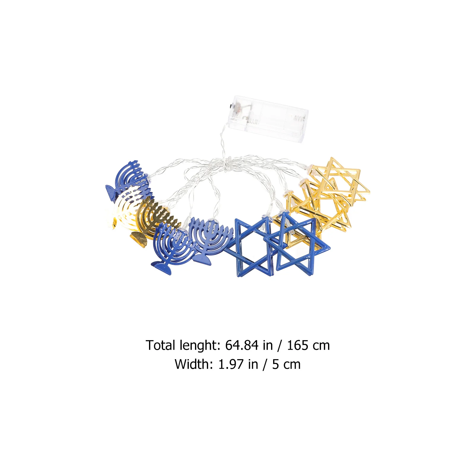 Star String Light Powered Chanoeka LED Decor voor Holiday Party Slaapkamer Woonkamer Gebruik Gepersonaliseerde LED Naambord