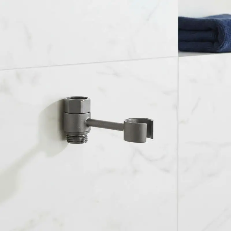Handheld Shower Head Holder 360 Degrees Rotatable Spray Bracket Toilet Sprayer Base Support Bathroom Accessories StainlessSteel