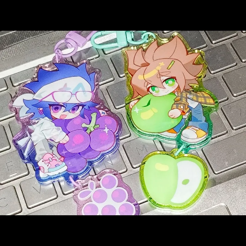 Anime Aotu World Keychain Peripherals Ray Anmicius Acrylic Key Chain Accessorios for Bag Friends Kids Gifts Collection Ornament
