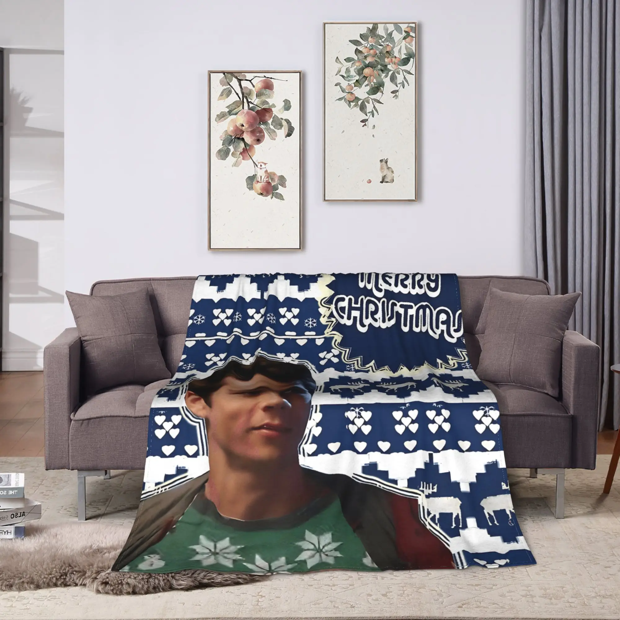 Merry TeenWolf Blankets  Decorative Flannel Throw Blanket For Couch Chair Sofa Bed Soft Custom Quality Bedspread Gift