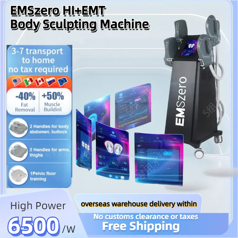 

Nova EMSSLIM Neo Machine, High Power, 4 RF Handles, Hi-EMT Body Sculpt, EMS Muscle Stimulate, Best Selling, 6000W