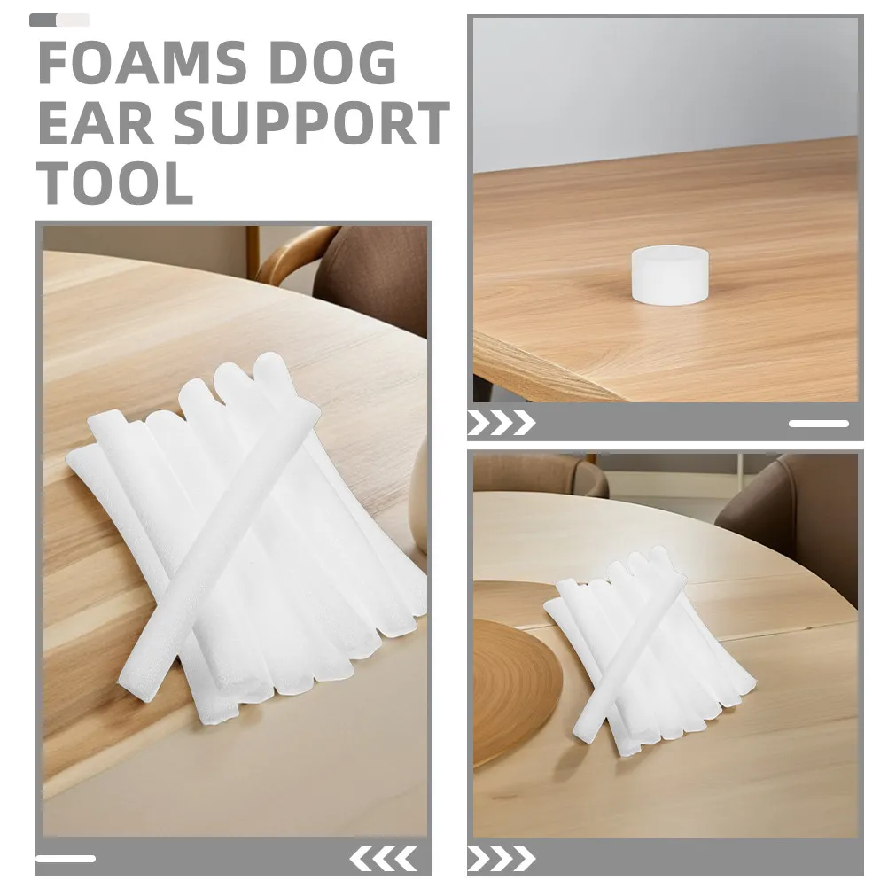 1Set Dog Ear Support Foams Upright Ears Tool Puppy Training Kit Doberman Accessories Ear Correction Tape Dog Posting Ears Kit