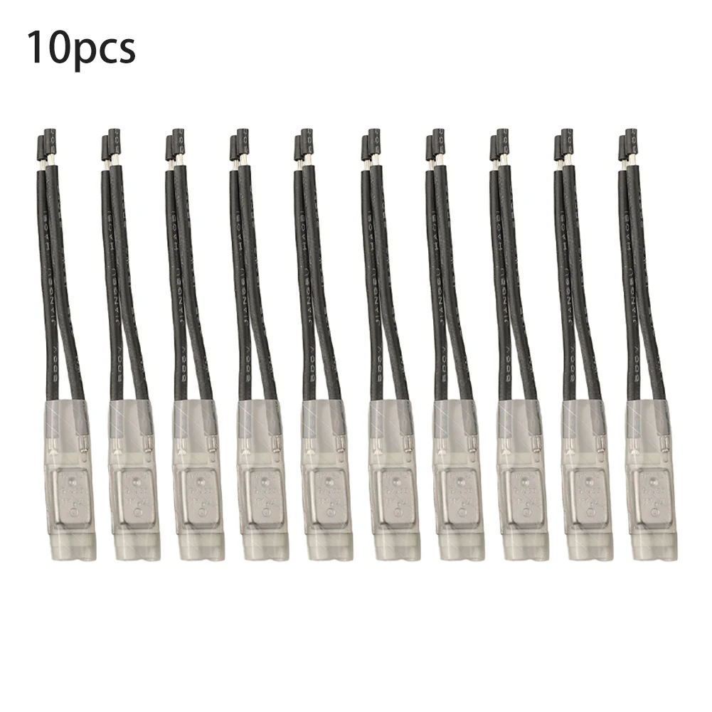 10pcs 17AM Motor Thermal Protector Kit Normally Closed Thermostat KSD9700 Series Temperature Switch Overcurrent Protector