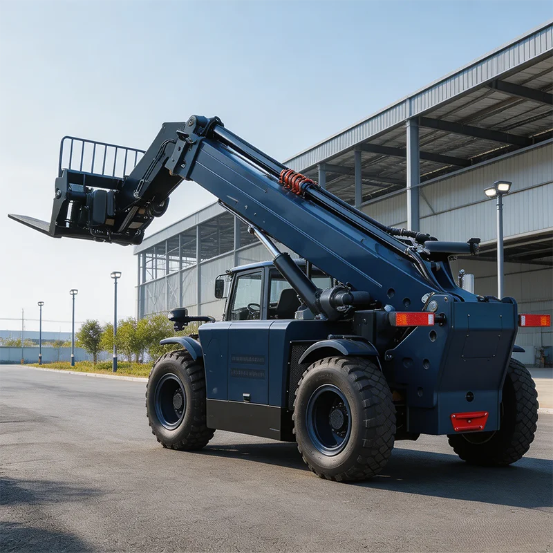Electric Telehandler Zero Emission with Lithium Battery and 4 Meter Lift for Cold Storage and Food Processing