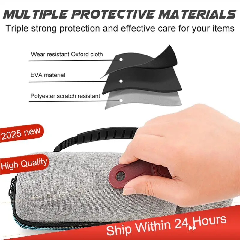 ~ 【A48T HOT】حقيبة سفر صلبة مقاومة للماء مع مقبض لحماية حقيبة الحمل الصلبة