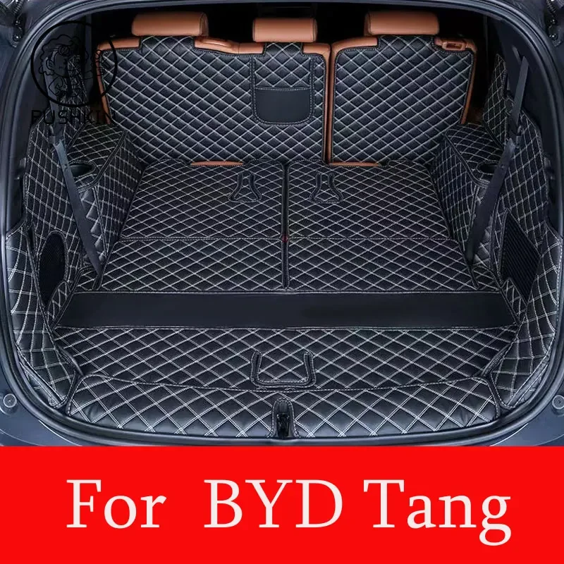 

Car Trunk Mats Waterproof Boot Carpets Car Mat Interior 7 Seats For BYD TANG 2022 2023 Accessories