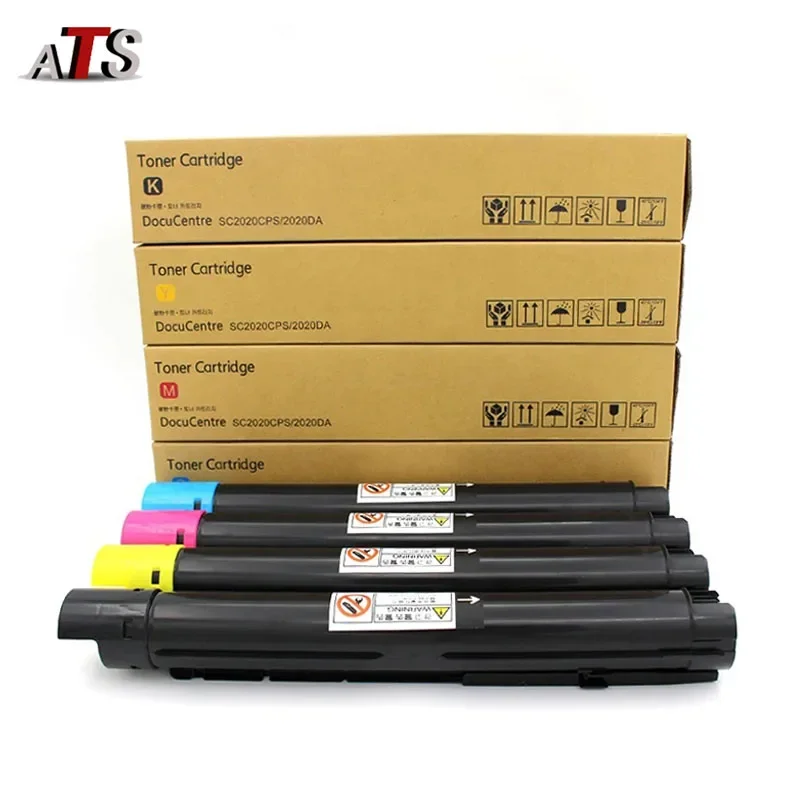 4PC/Set SC2020 Toner Cartridge For Xerox DocuCentre SC2020 Toner Powder CMYK200g Compatible Copier Supplies