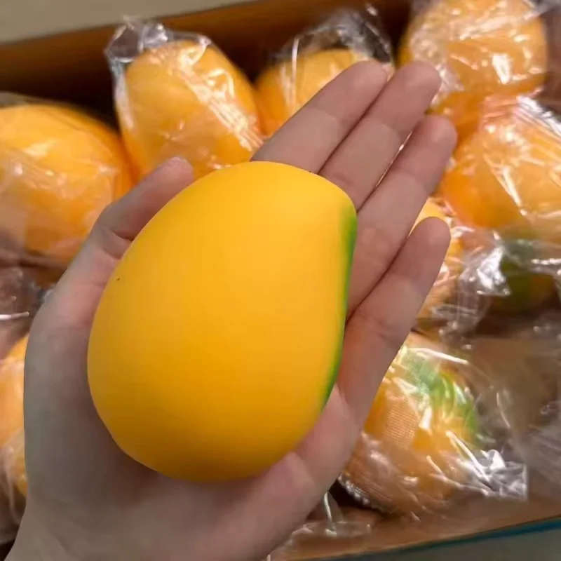 New model realistic mango Squeeze Ornament ,Stress-relieving Ornament with pressure-reducing Sensory for venting as a gift item