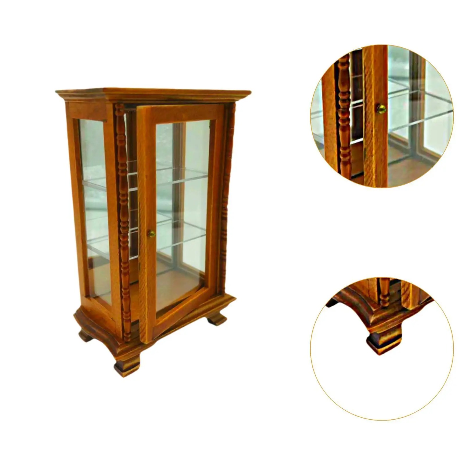 Armário de enfeites de micro paisagem em escala 1/12 para meninos e meninas crianças 4 5 6 presentes