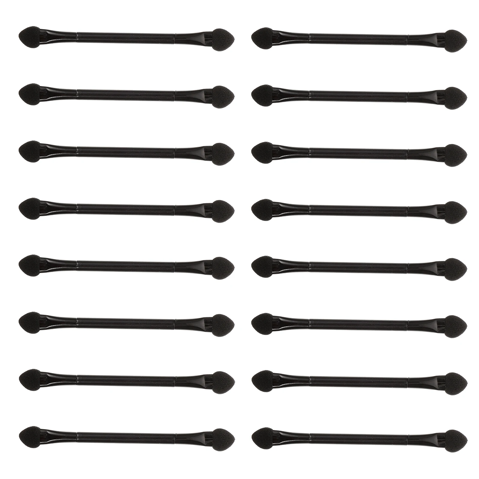 Pinceaux pour fard à paupières, 30 pièces, outils de maquillage double face, bâtons d'éponge en plastique pour femmes, brosse pour ombre à paupières, Eyeliner, Application des sourcils