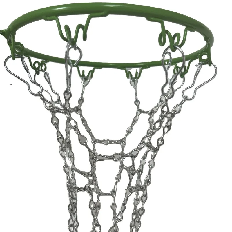 23Cm mini basketball hoop with chain net, perfect for indoor and outdoor entertainment