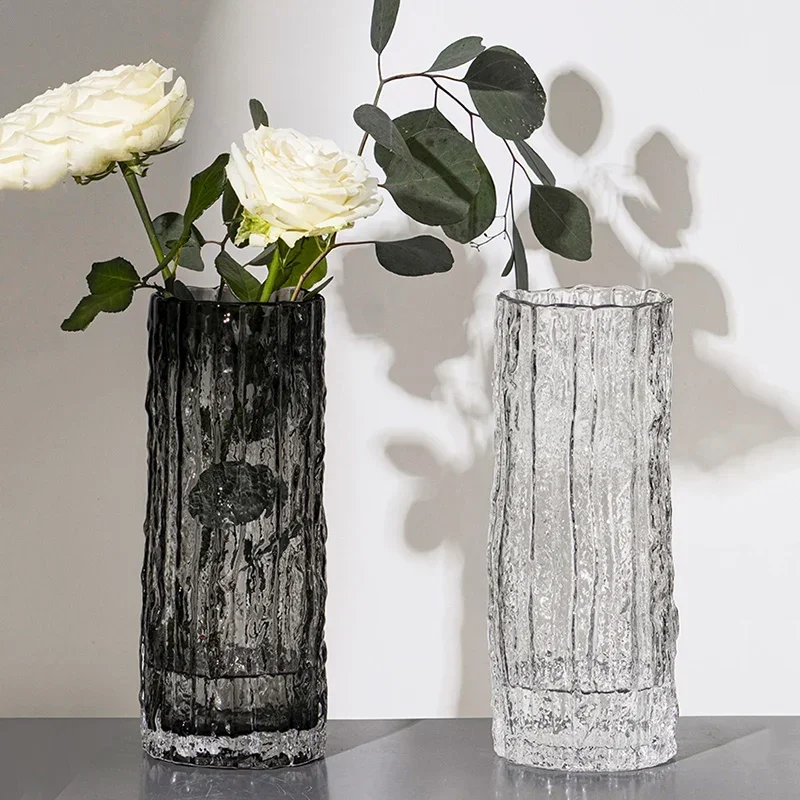 Modern Nordic Vase Glass Large Design Aesthetic Terrarium Glass Accessories Hydroponie Decoracion Para El Hogar Bedroom Decor