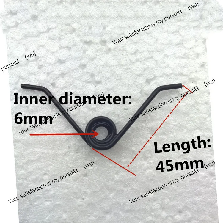 2pcs Aviation Scissors Torsion Spring Length 45mm Wire Diameter 2.2mm Universal Steel Spring