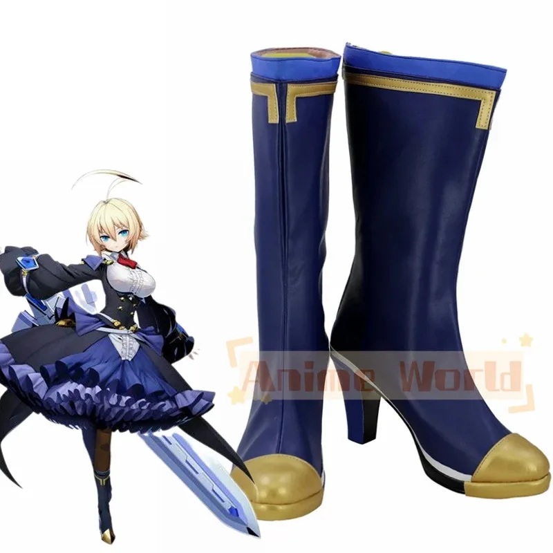 

BLAZBLUE ES EMBRYO STORAGE Cosplay Boots Blue Shoes Custom Made