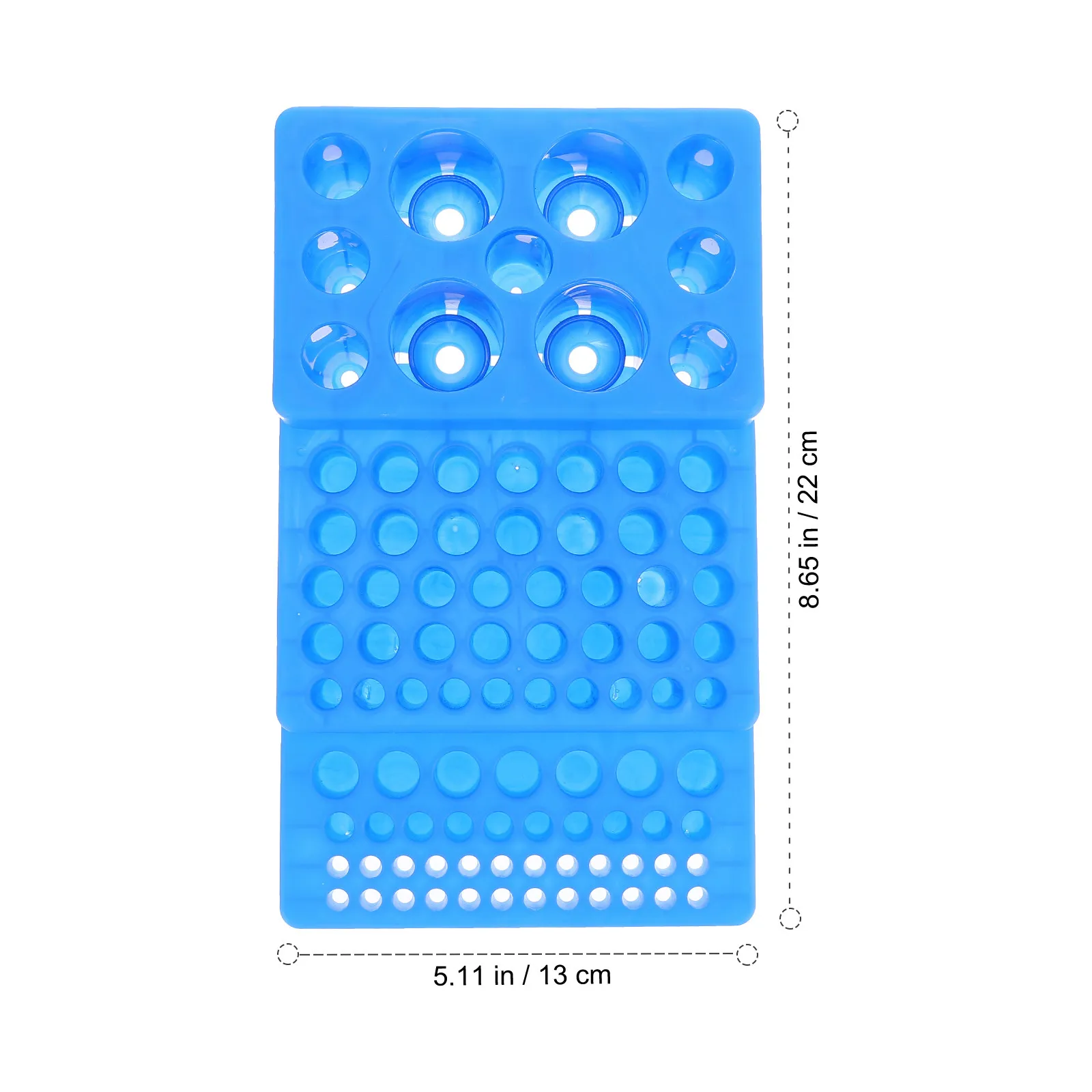 1Pcs Lightweight Trapezoidal Test Tube Rack High Quality PP Material Laboratory Test Tube Organizer Multi-Hole Stand