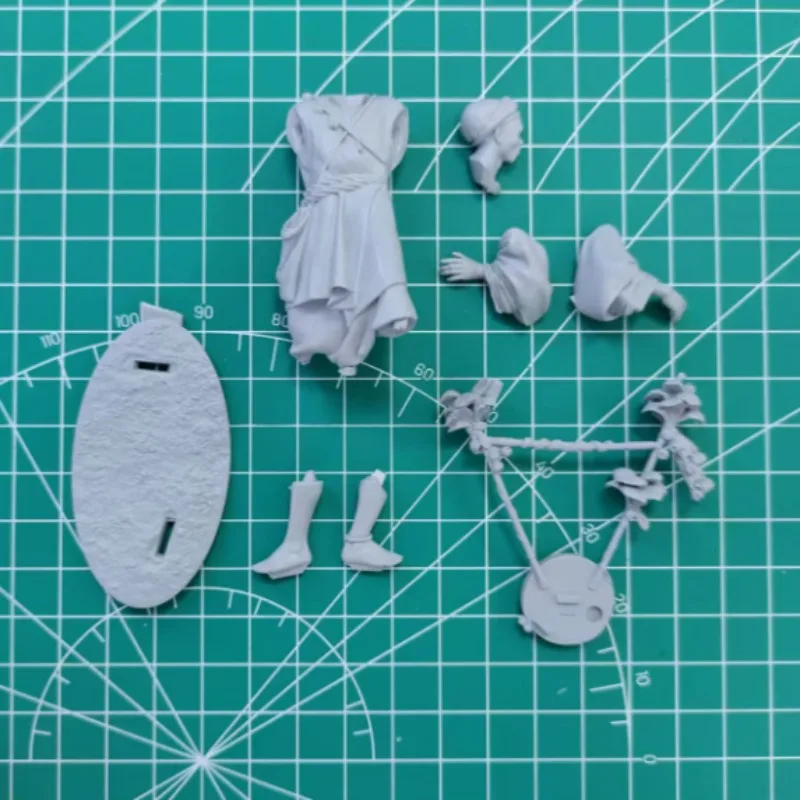 Kit de modèle d'assemblage de figurines en résine, échelle 1/24, guitariste ancien, artiste, passe-temps historique, Miniature, Diorama non assemblé et non peint