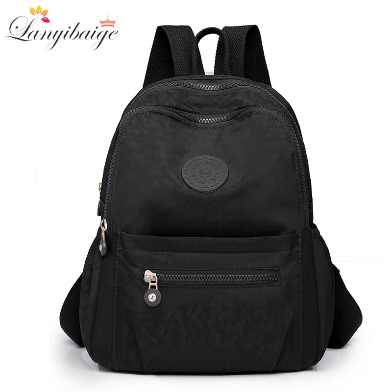 2024 Oxford Cloth Backpack New Korean Version Small Bagpack Ladies Versatile Fashion Canvas Schoolbag Changing Backpack Mochilas