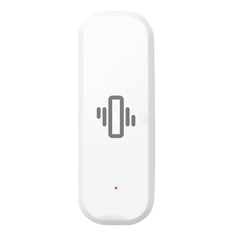 Zigbee Sensor de vibración inteligente detección Tuya Smart Life APP notificación alarma de vibración de movimiento en tiempo Real hogar inteligente, duradero