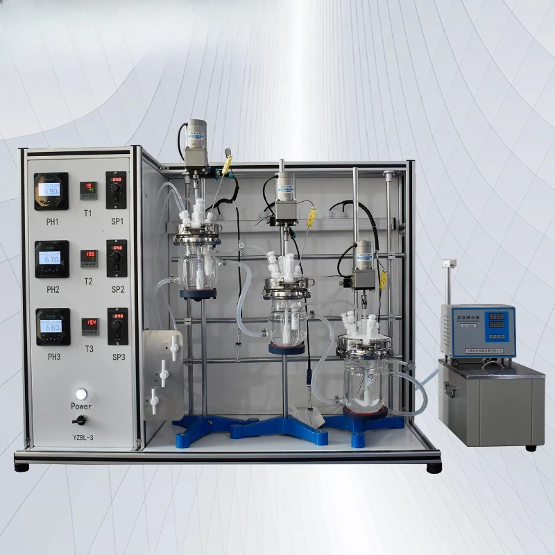 Continuous kettle reactor flow hydrogenation reaction system Continuous flow hydrogenator Photochemical continuous