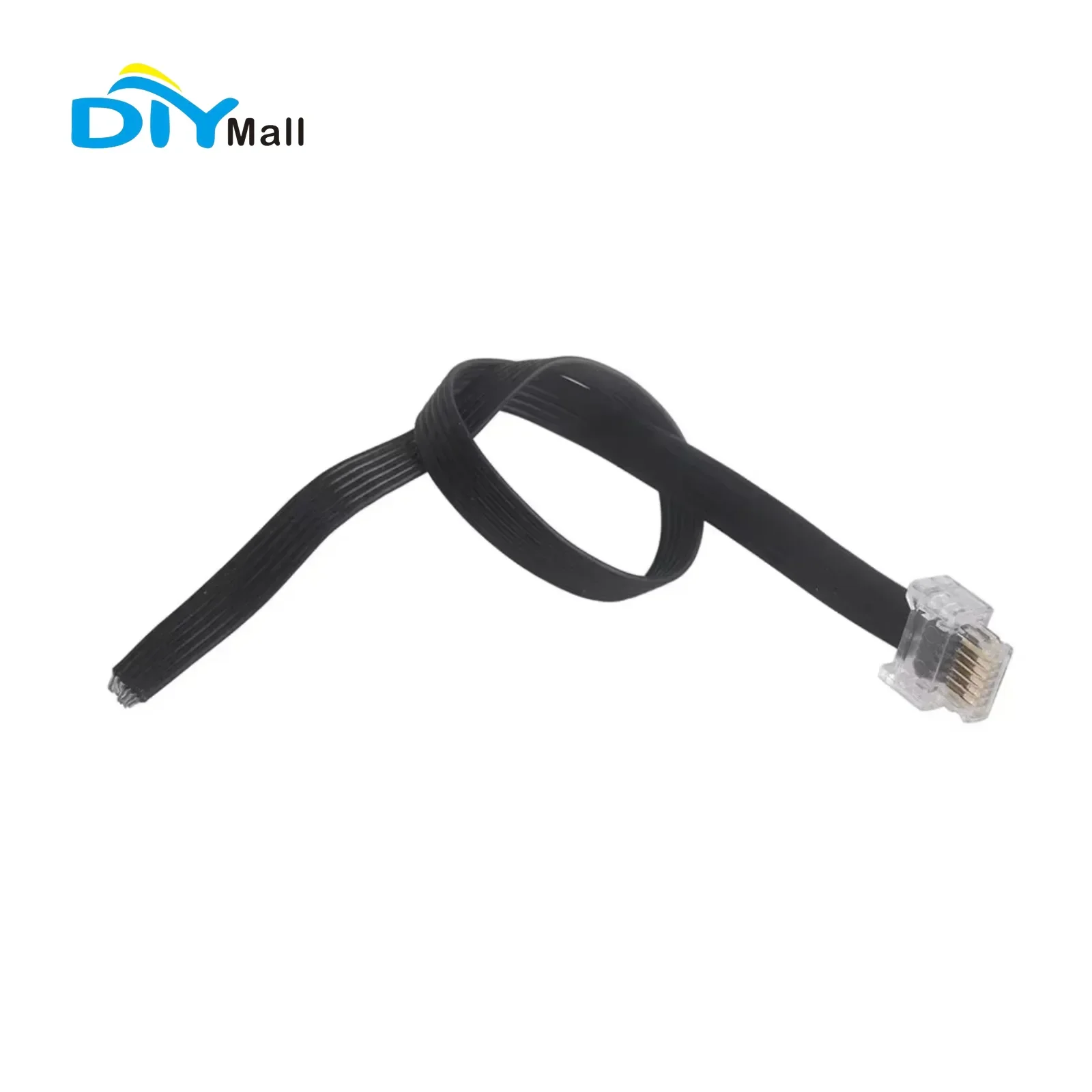 DIYmall Original 25CM Black Motor Cable for Educational Robotics Building Blocks 8883/9686 Sensor Repair Parts