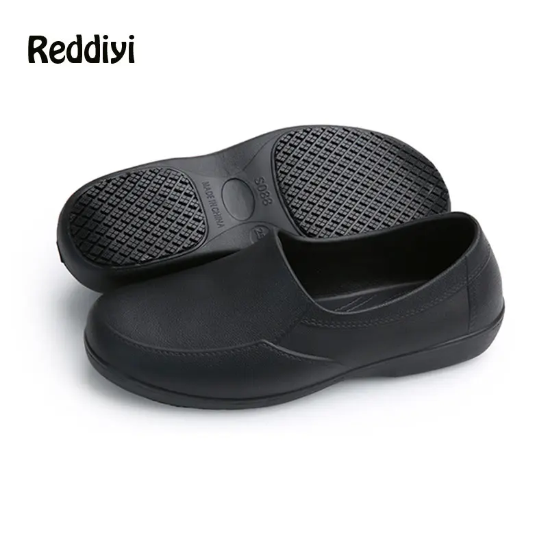 Man Shoes for Kitchen Work Catering Hotel Oil Proof Anti-Slip Chef Shoes Restaurant Men and Women Cook Waterproof Workimg Shoes