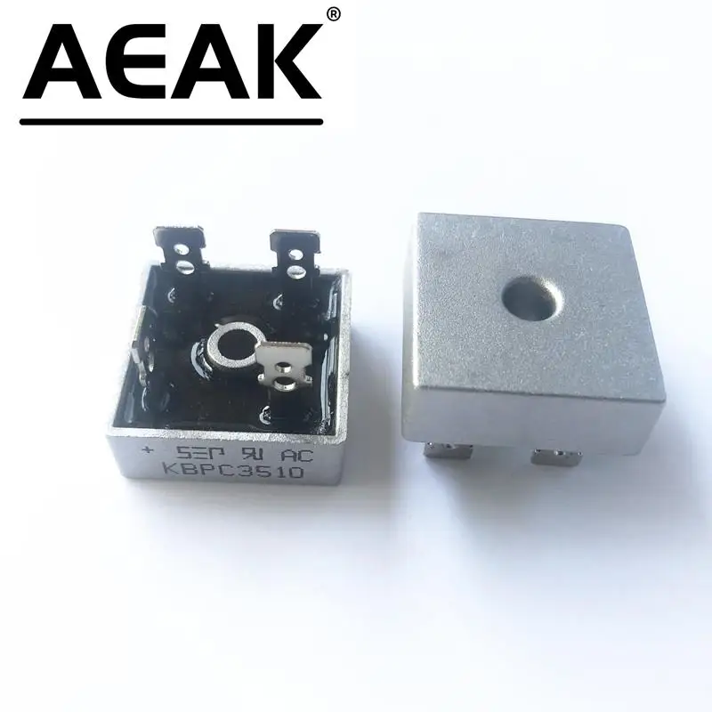 AEAK KBPC1510 KBPC2510 KBPC3510 KBPC5010 Single-phase rectifier bridge reactor