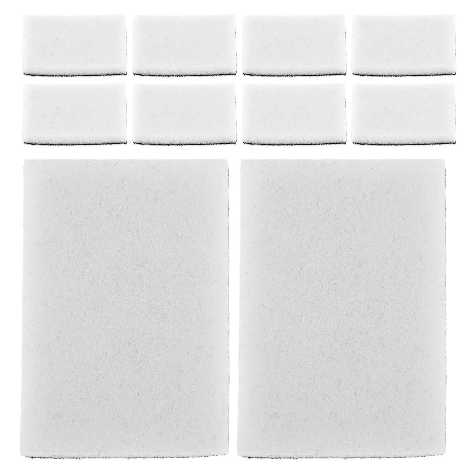 10 Pcs Mini Square Sponge Foam Pad White Ink Blending Accessories Scrapbook Tools Round Pads Painting Stamping Brushes