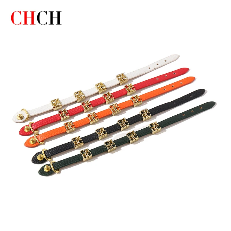 CHCH Women  Vintage Simple Classic Versatile Stainless Steel Cortex Bracelets Lover Friend Fashion Gift