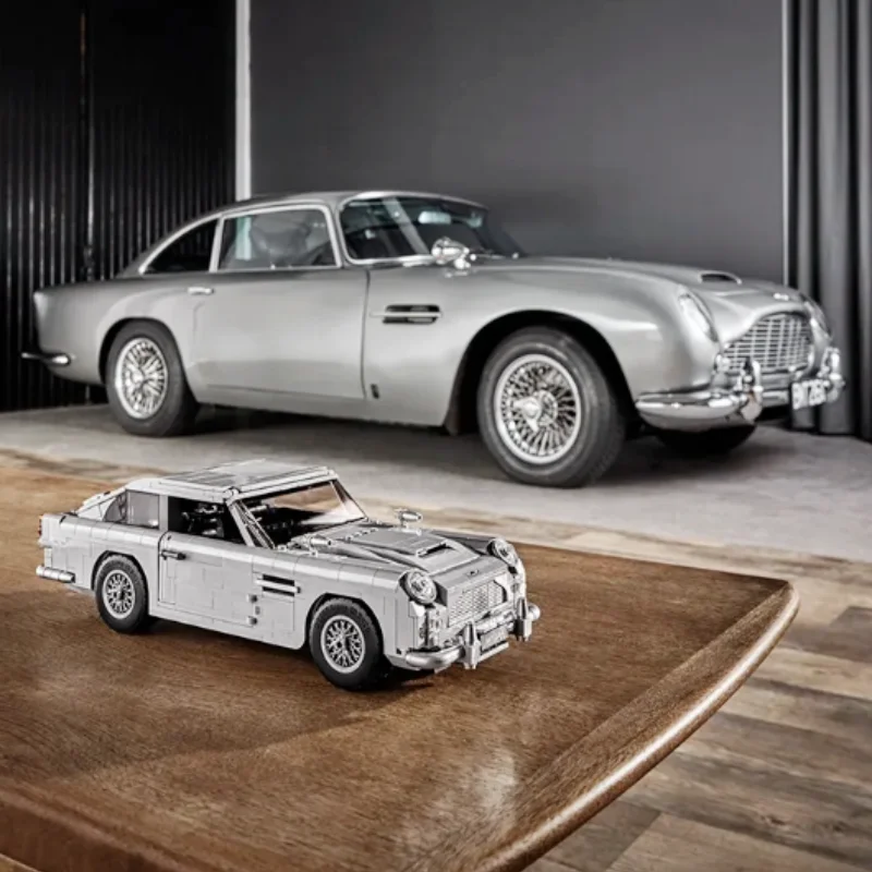 

Creator Expert James Bond-Aston Martin DB5 Sports Car Model Buiding Blocks Bricks Toys for Children Gifts for Kids Birthday