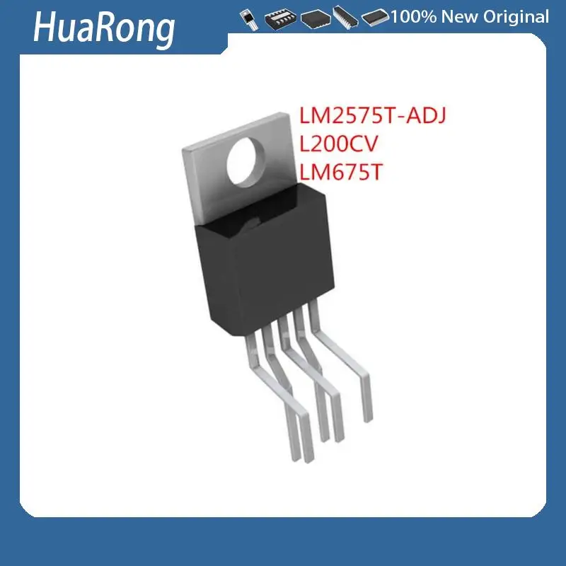 50PCS/LOT       LM2575T-5.0     LM2575T-ADJ      LM2575T-3.3     L200C    L200CV    LM675T     TO-220-5