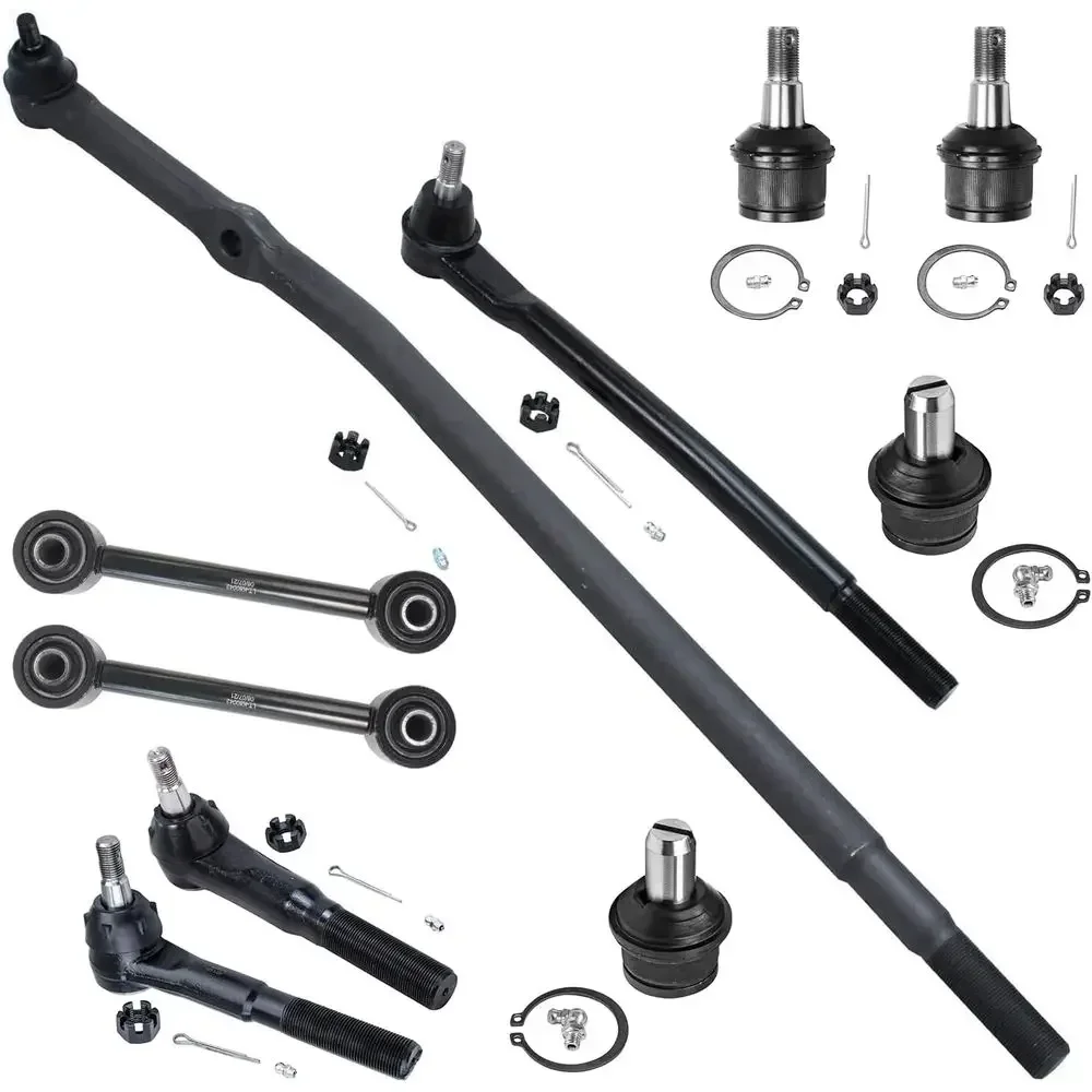 

Комплект подвески для Ford Super Duty Excursion 1999-2004, 2000-2003, 4 шаровые опоры, 4 рулевые тяги, 2 стойки стабилизатора