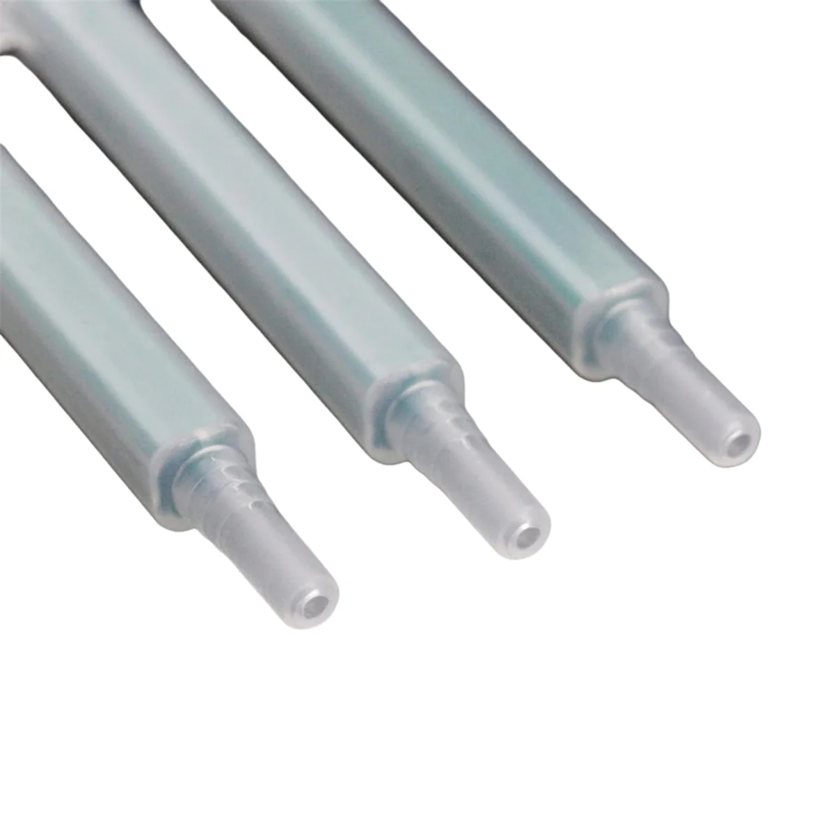 ABNJ 50pcs Epoxy Adhesive Mixing Nozzle Static Mixing Nozzle Mb6-16 Mixing Tube (1:1Ratio) for AB Glue Liquid Mixer