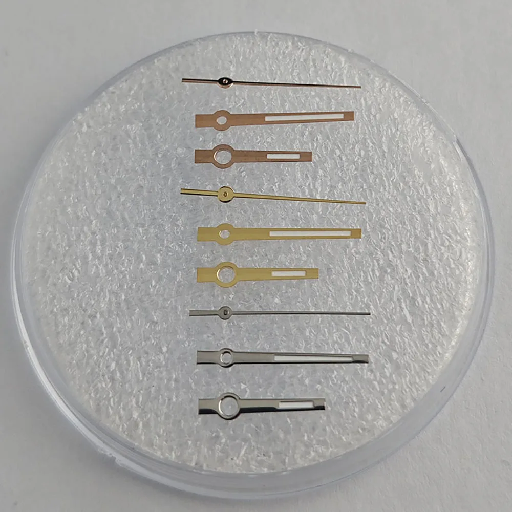 Reloj NH para hombre, 35 manecillas, oro rosa, plata, manecillas doradas, verde luminoso, serie NH 35/36/4R/7S, accesorios de reloj de movimiento mecánico