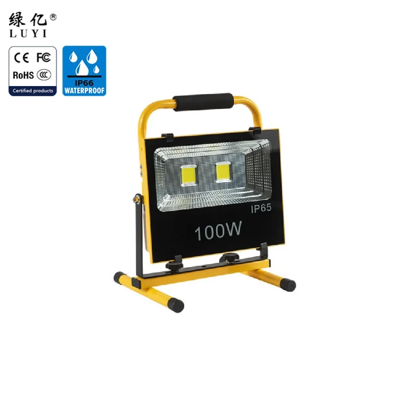

Factory Direct Sales with Limited Time Special Offers 100W Working Light Portable Rechargeable Flood Light Camping Floodlight