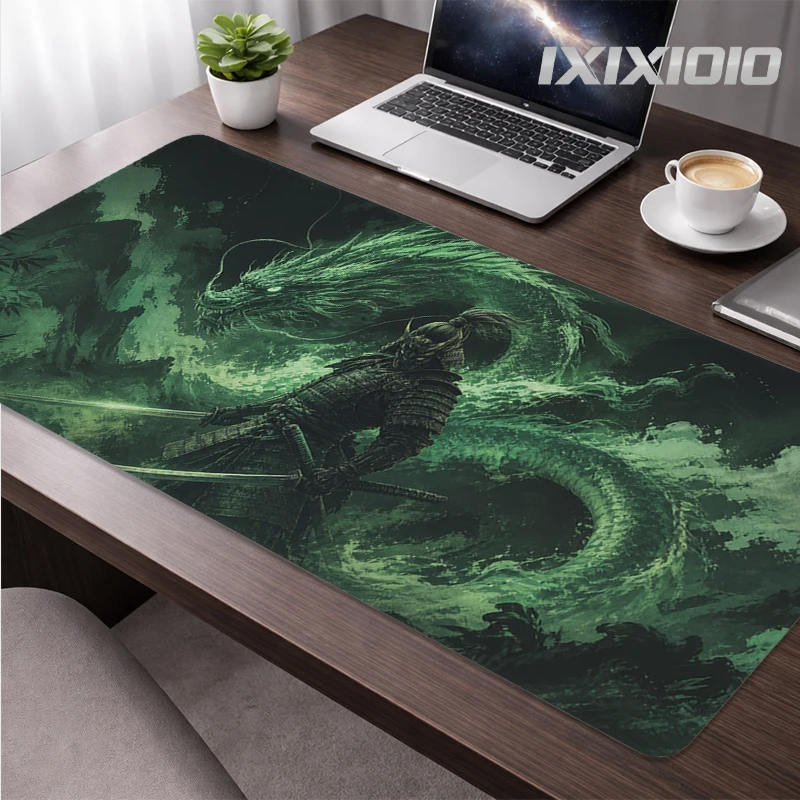 Green Dragon Mouse Pad Gamer XL Large HD Home Mousepad XXL MousePads keyboard pad Carpet Soft Desktop Mouse Pad