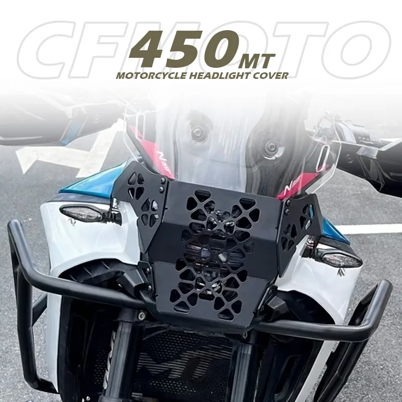 

450MT Motorcycle Headlight Grilles Guard Protector For CFMOTO MT450 Headlamp Front Light Protection Cover New accessories