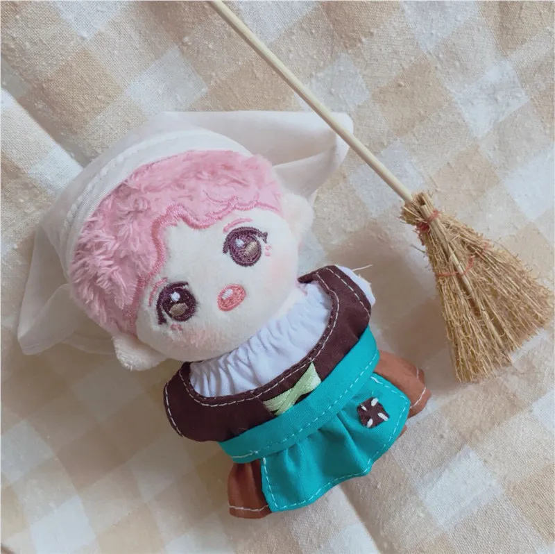 

Latest fairy tale princess dress 10cm doll clothes fits for 10cm normal body cartoon doll clothes accessories