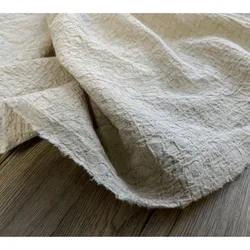 Original Color Heavy-duty Washed Cotton Linen Fabric Linen Texture Creative Dress Background Fabric Clothing Designer Fabric