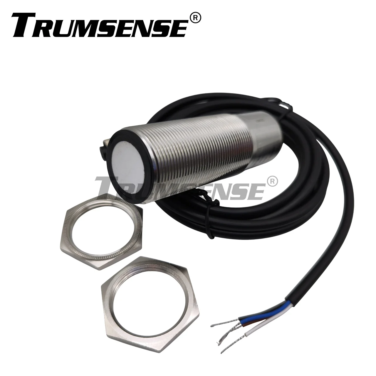 Trumsense 15 tot 200 cm bereik PNP-uitgang 112 Khz M30 TPT112F30TRP2000 Ultrasone afstandsmeetsensor 15 tot 30 V DC-vermogen