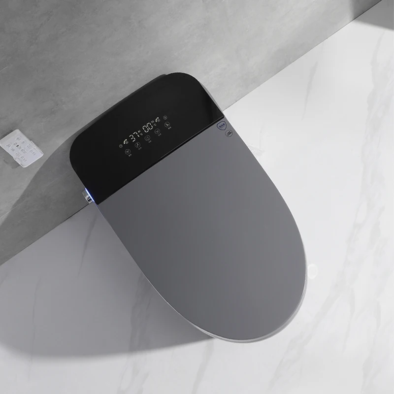 Colorful Multifunction One Piece Ceramic Bathroom Black Automatic Intelligent Wc Bidet Smart Toilet