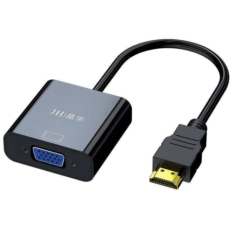 فلاش إرسال HDMI الأكثر مبيعًا إلى VGA محول فيديو للكمبيوتر المحمول HDMI إلى محول VGA مع الصوت