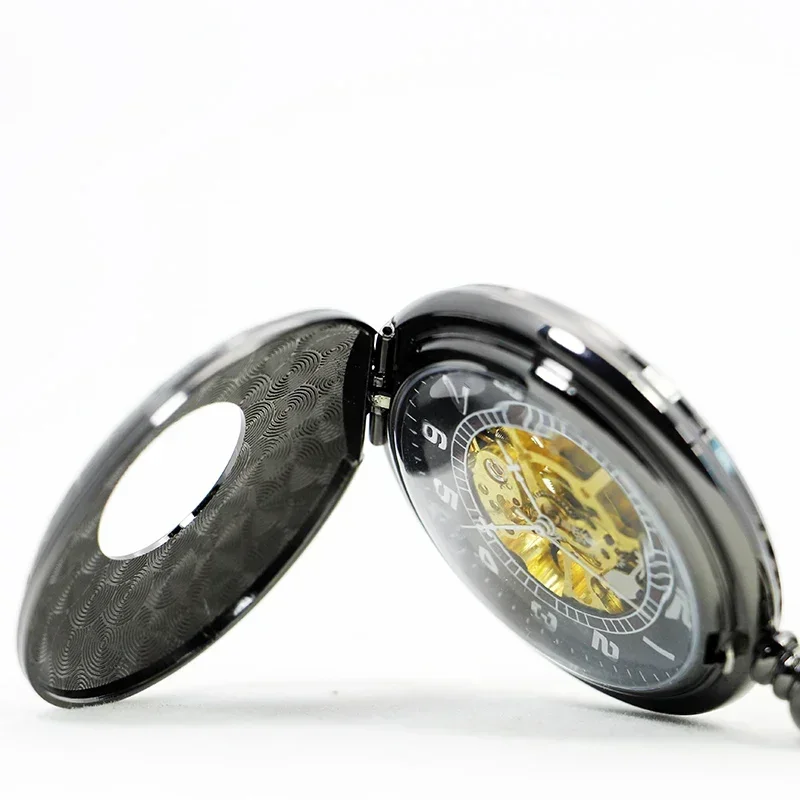 ヴィンテージメンズスチームパンクチェーンウォッチギフトクロックローマアンバーダイヤル機械式手巻きメンズ懐中時計リロイオムブレ