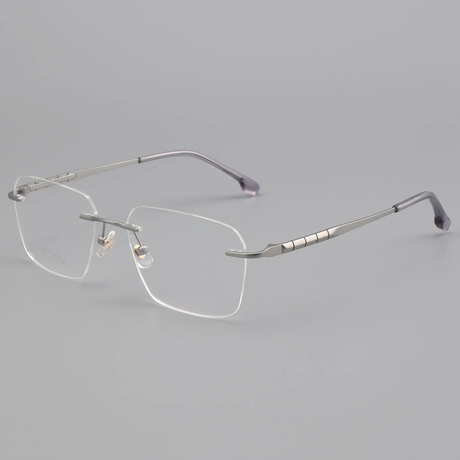 2026 Pure Titanium Rimless Glasses Optical Men's Eyewear Prescription Lenses Protected Progressive Myopia Reading Eyeglasses - view 3