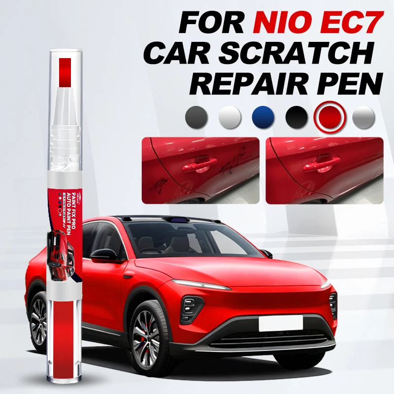 Car Tool Accessories Car Paint Repair Pen For 2022-2025 NIO EC7 Paint Scratch Repair Accessories Blue Green Purple White Blac